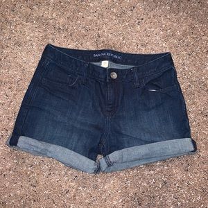 Banana republic mid rise jean shorts